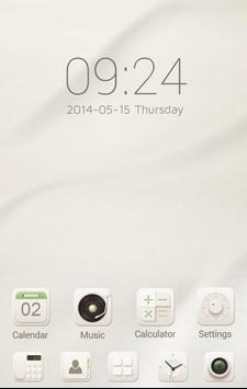 Soft Cream Go Launcher Android Theme Image 1