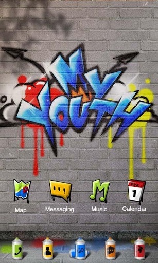 My Youth Go Launcher Android Theme Image 1