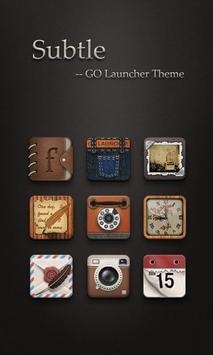 Subtle Go Launcher Android Theme Image 1