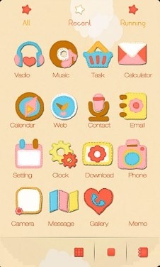 zCute Go Launcher Android Theme Image 2