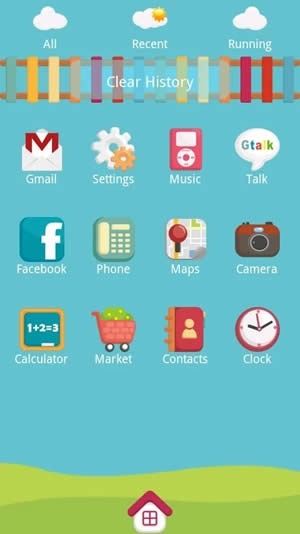 Mini.Trai Go Launcher Android Theme Image 3