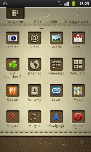 Leathery Go Launcher Android Theme Image 2