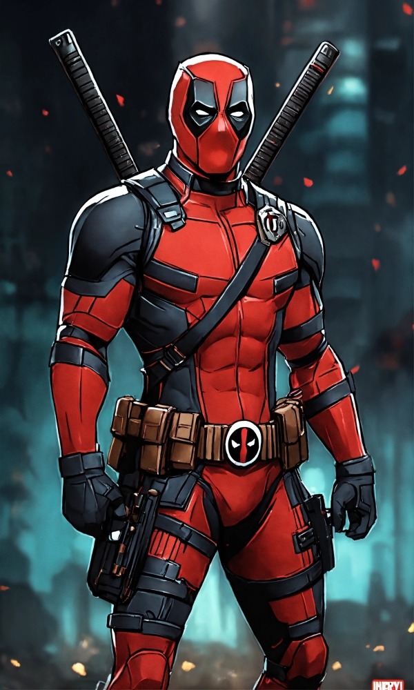 Deadpool Mobile Phone Wallpaper Image 1