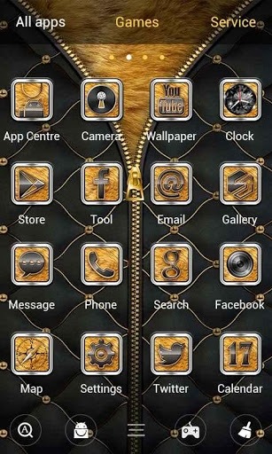 Luxury Retro Go Launcher Android Theme Image 3