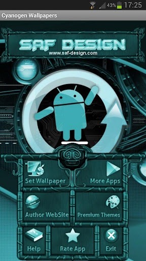 CYANOGEN Go Launcher Android Theme Image 3