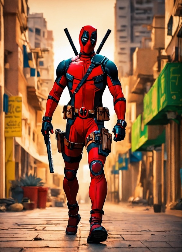 Deadpool Mobile Phone Wallpaper Image 1