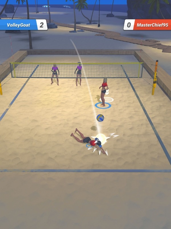 Beach Volley Clash Android Game Image 2
