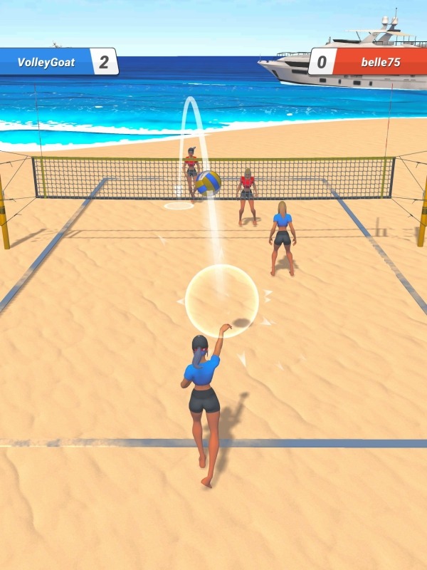 Beach Volley Clash Android Game Image 3