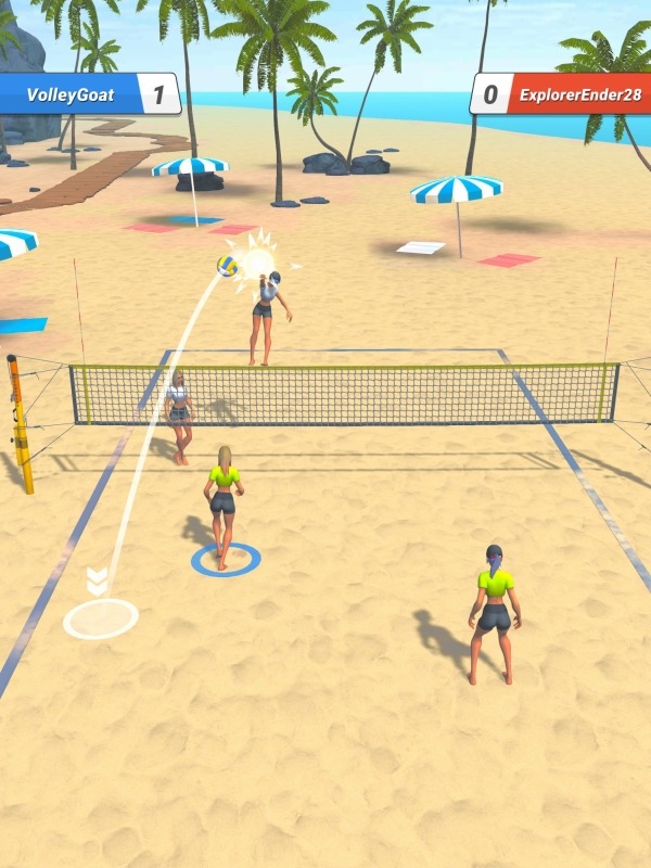 Beach Volley Clash Android Game Image 4
