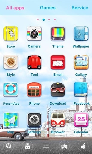 Holiday Go Launcher Android Theme Image 3