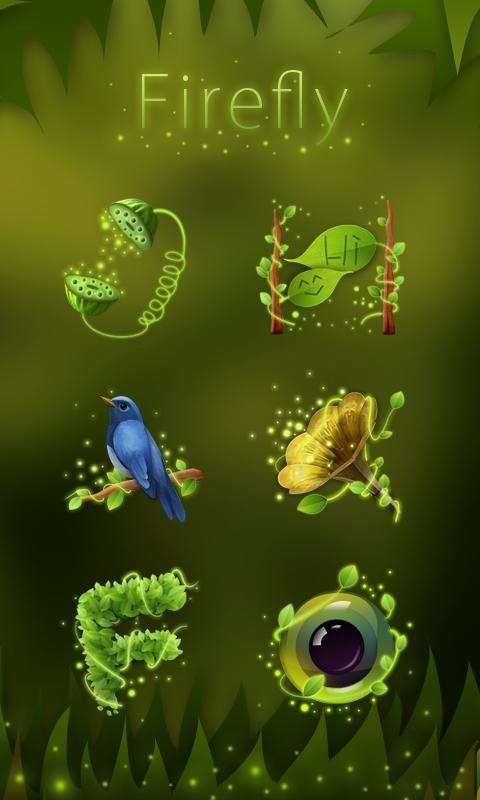 Firefly Go Launcher Android Theme Image 2