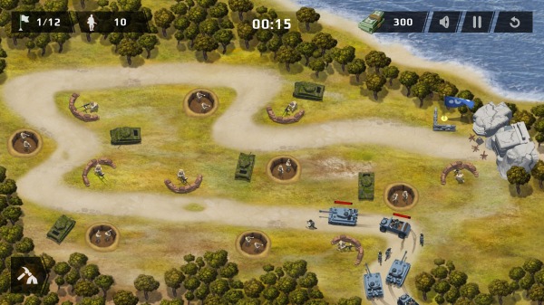 WWII Defense: RTS Army TD Game Android Game Image 1