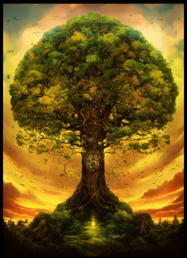 Tree Of Life Mobile Phone Wallpaper Image 1