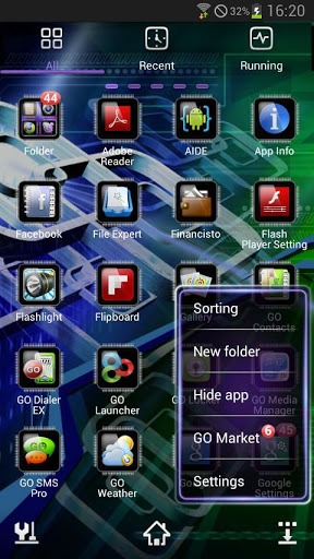 Tech Go Launcher Android Theme Image 2