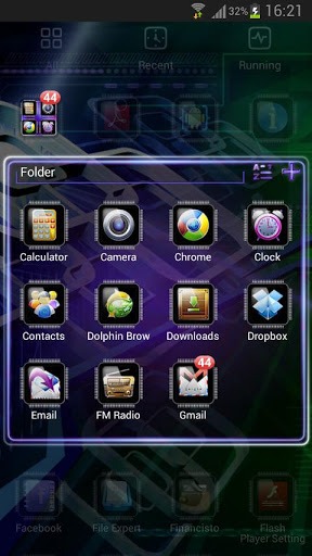 Tech Go Launcher Android Theme Image 3