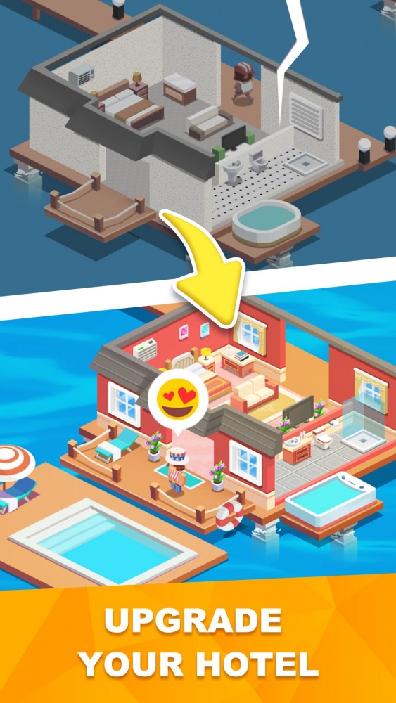 Sim Hotel Tycoon: Tycoon Games Android Game Image 2