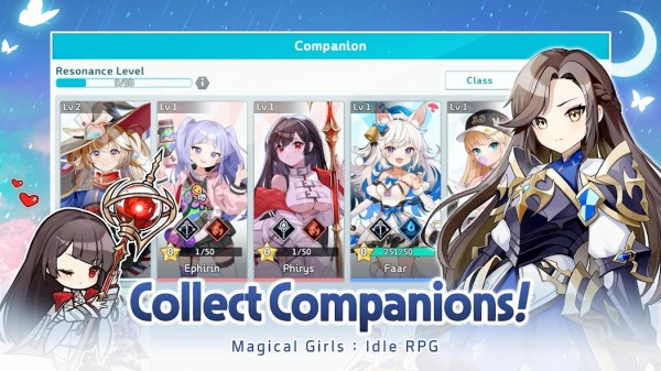 Rain Girls Idle(Magical Girls) Android Game Image 3