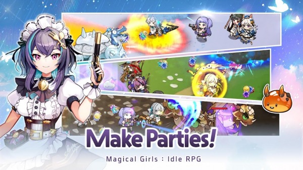 Rain Girls Idle(Magical Girls) Android Game Image 4