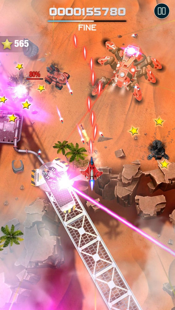 Red Hunt: Jets Action Shooter Android Game Image 2
