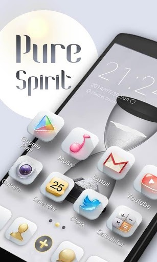 Pure Spirit Go Launcher Android Theme Image 1