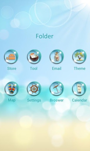 Hello Summer Go Launcher Android Theme Image 4