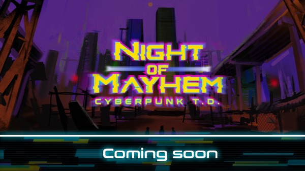 Night Of Mayhem - Cyberpunk TD Android Game Image 1