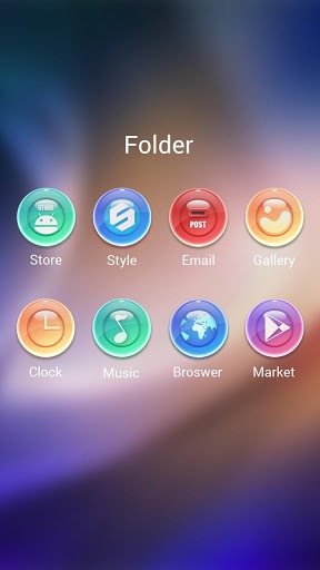 Glass Go Launcher Android Theme Image 4