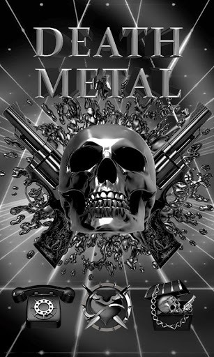 DEATH METAL Go Launcher Android Theme Image 1