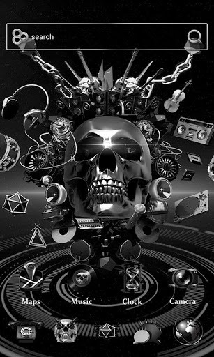 DEATH METAL Go Launcher Android Theme Image 3