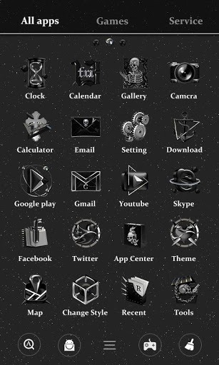 DEATH METAL Go Launcher Android Theme Image 4