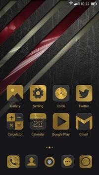 Golden Go Launcher Android Theme Image 2