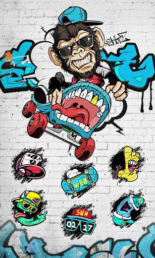 Street Art Go Launcher Android Theme Image 1