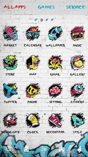 Street Art Go Launcher Android Theme Image 3