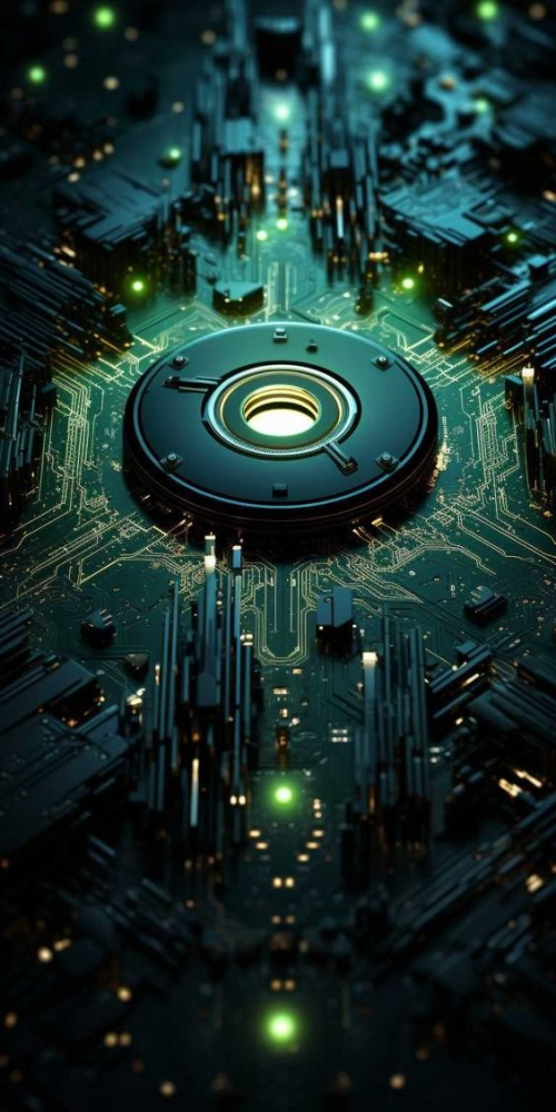 Motherboard Mobile Phone Wallpaper Image 1