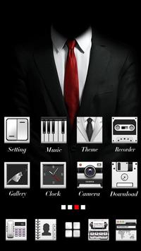 Gentleman Go Launcher Android Theme Image 1