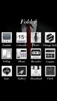 Gentleman Go Launcher Android Theme Image 3