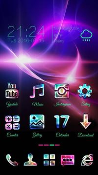 Galaxy Glass Go Launcher Android Theme Image 1