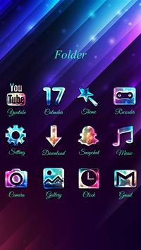 Galaxy Glass Go Launcher Android Theme Image 3