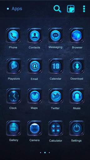 DNT Robot Go Launcher Android Theme Image 2