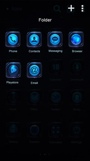 DNT Robot Go Launcher Android Theme Image 3