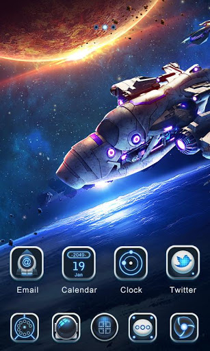 Galaxy Go Launcher Android Theme Image 2