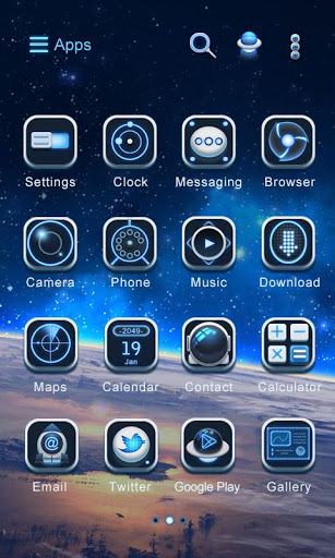 Galaxy Go Launcher Android Theme Image 5