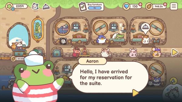 Hamster Inn Android Game Image 3