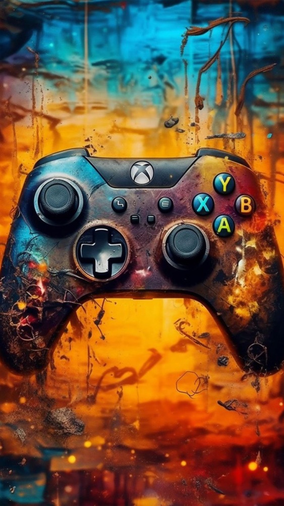 Game Controller Mobile Phone Wallpaper Image 1