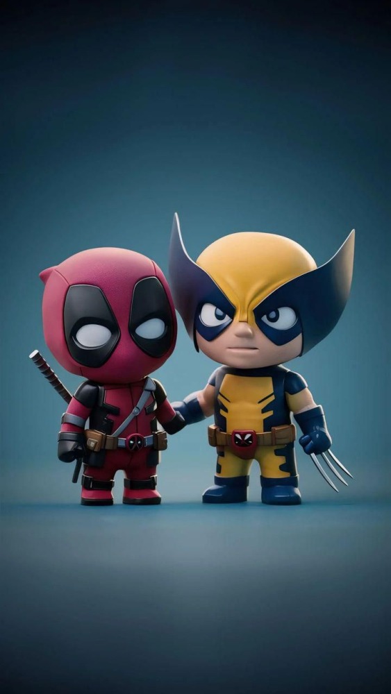 Deadpool &amp; Wolverine Mobile Phone Wallpaper Image 1