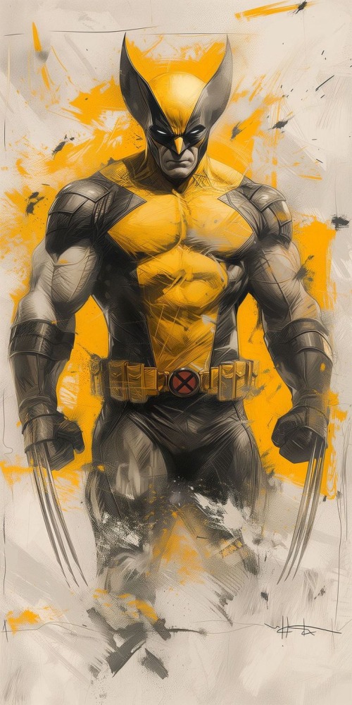 Wolverine Mobile Phone Wallpaper Image 1