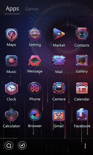 EIDOLON Go Launcher Android Theme Image 2