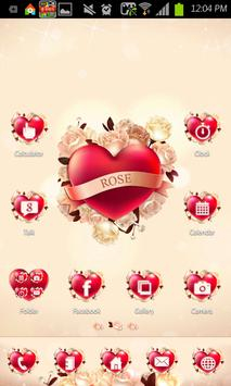 Rose Go Launcher Android Theme Image 1