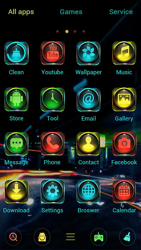 City Light Go Launcher Android Theme Image 3