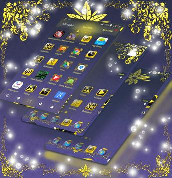 Gold Go Launcher Android Theme Image 2